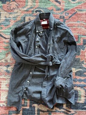 Frank and Oak Chambray Button-Down, Medium